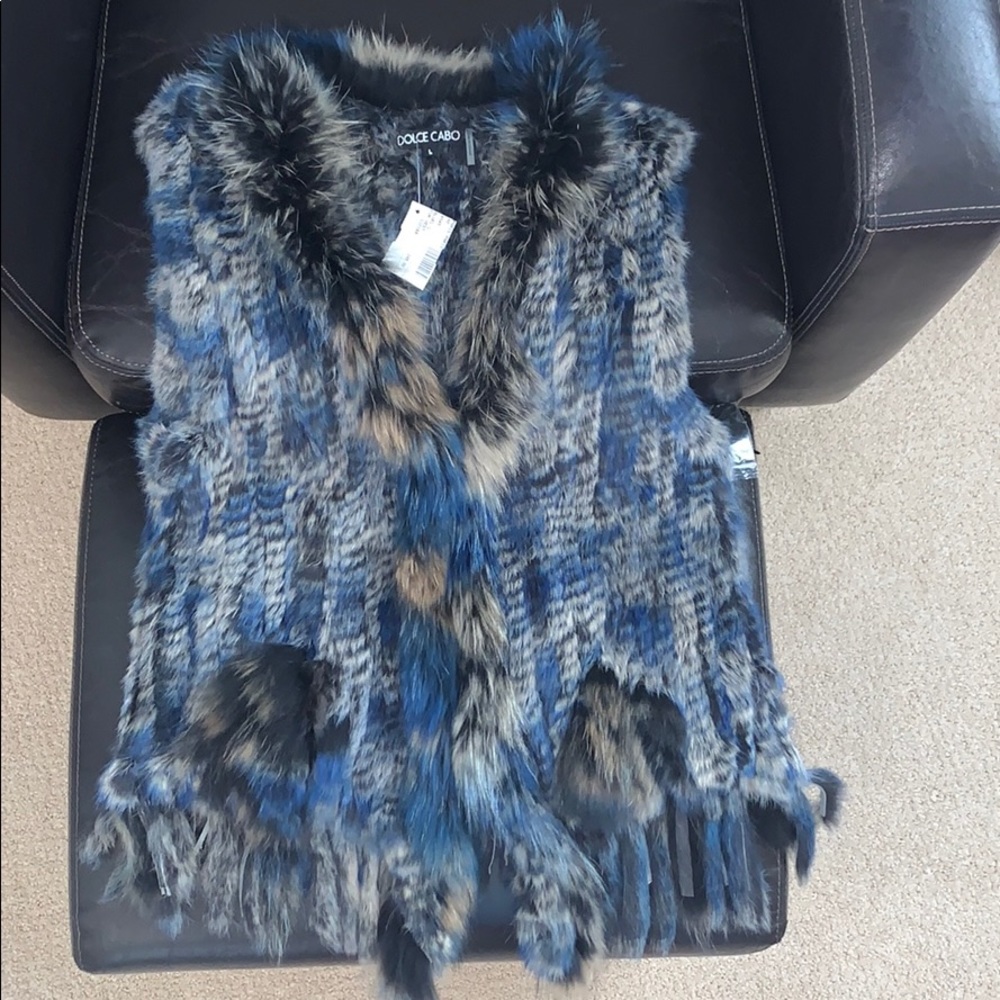 Woman’s fur vest